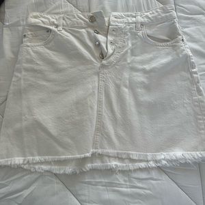 White denim skirt from Zara